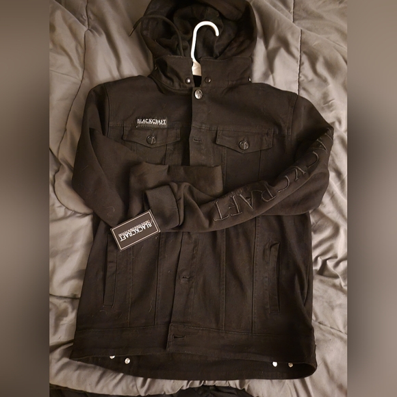 Blackcraft Cult- Hooded denim jacket - Picture 1 of 3